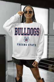 FRESNO STATE BULLDOGS FREESTYLE PREMIUM FLEECE CREWNECK PULLOVER