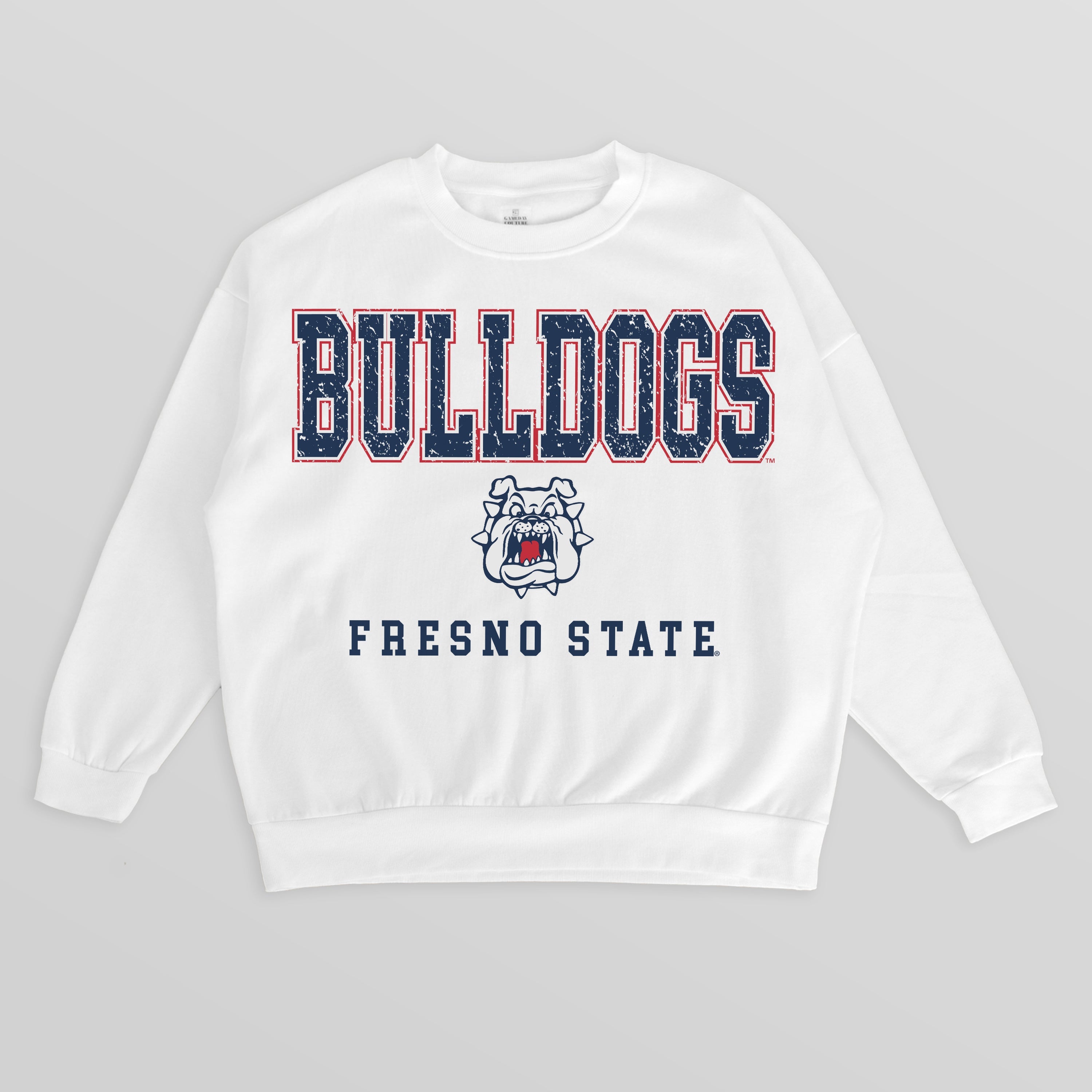 FRESNO STATE BULLDOGS FREESTYLE PREMIUM FLEECE CREWNECK PULLOVER
