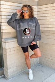 FLORIDA STATE SEMINOLES RISING STAR PREMIUM FLEECE CREWNECK PULLOVER