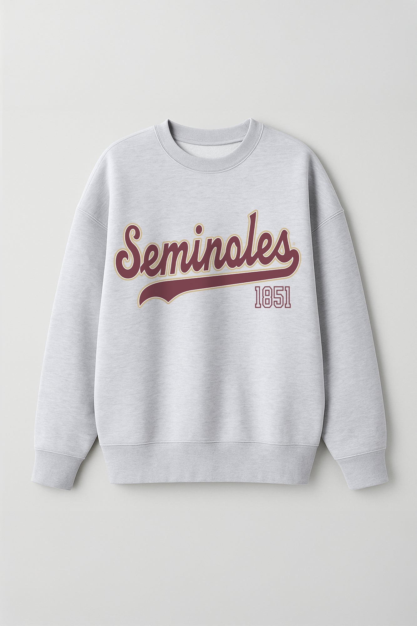FLORIDA STATE SEMINOLES CLASSIC WIN PREMIUM FLEECE CREWNECK PULLOVER