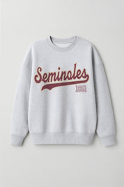 FLORIDA STATE SEMINOLES CLASSIC WIN PREMIUM FLEECE CREWNECK PULLOVER