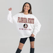 FLORIDA STATE SEMINOLES Freestyle Fleece Drop-Shoulder Pullover