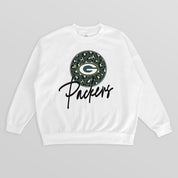 GREEN BAY PACKERS WILD BREAKTHROUGH PREMIUM FLEECE CREWNECK PULLOVER