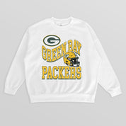 GREEN BAY PACKERS HARD EARNED PREMIUM FLEECE CREWNECK PULLOVER