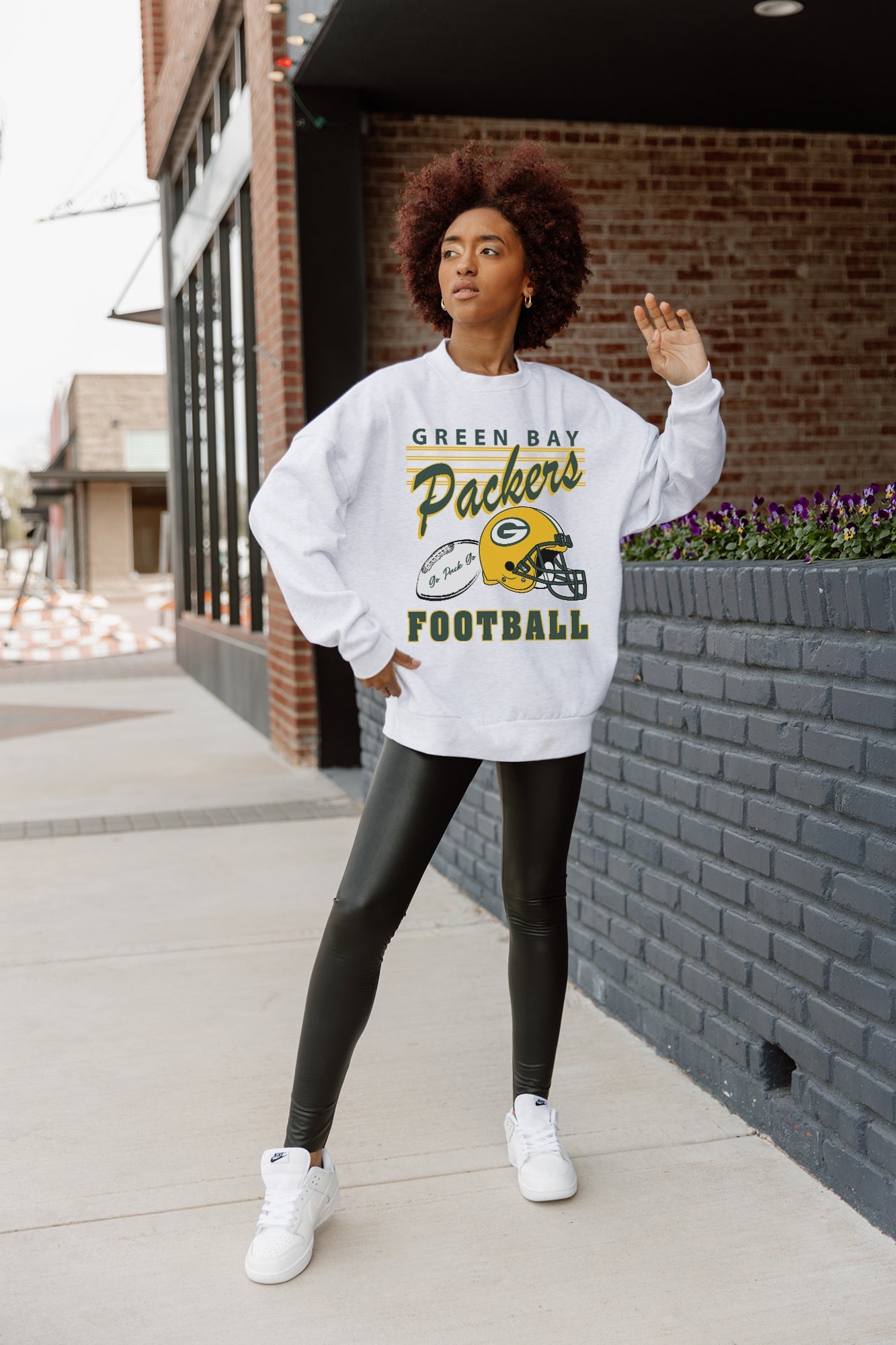 GREEN BAY PACKERS HOME TURF PREMIUM FLEECE CREWNECK PULLOVER