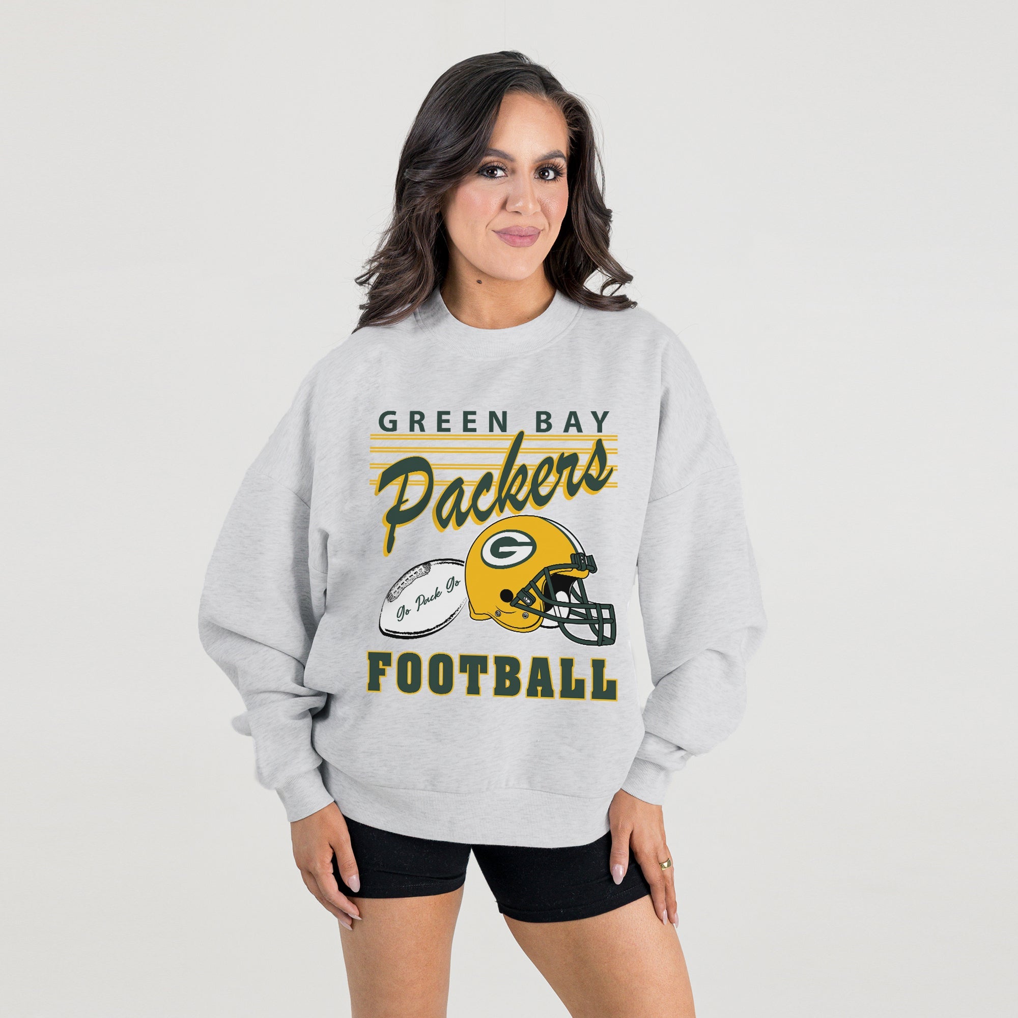 GREEN BAY PACKERS HOME TURF PREMIUM FLEECE CREWNECK PULLOVER