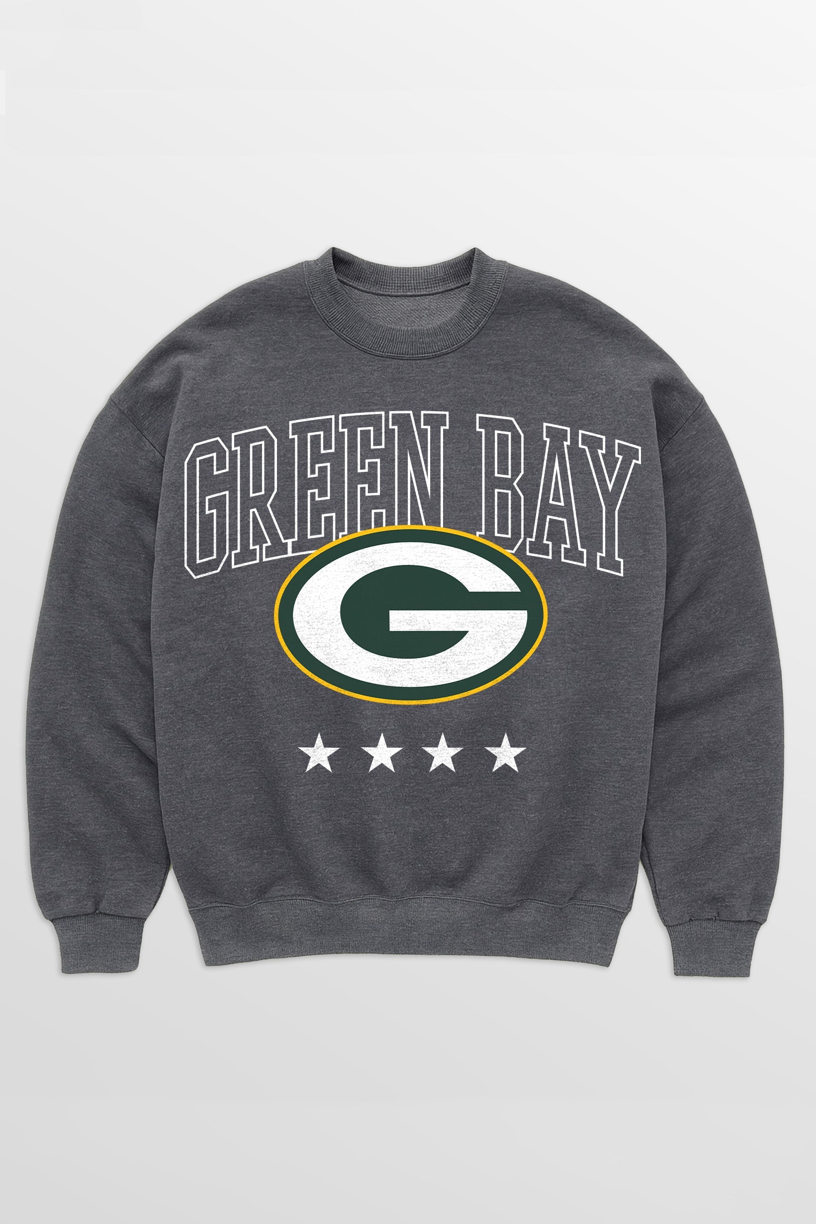 GREEN BAY PACKERS RISING STAR PREMIUM FLEECE CREWNECK PULLOVER