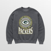 GREEN BAY PACKERS SATURDAY SEAL PREMIUM FLEECE DROP SHOULDER CREWNECK PULLOVER
