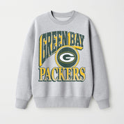 GREEN BAY PACKERS GAME ON PREMIUM FLEECE DROP SHOULDER CREWNECK PULLOVER