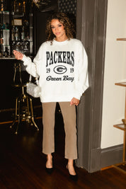 GREEN BAY PACKERS PEAK SEASON PREMIUM FLEECE CREWNECK PULLOVER