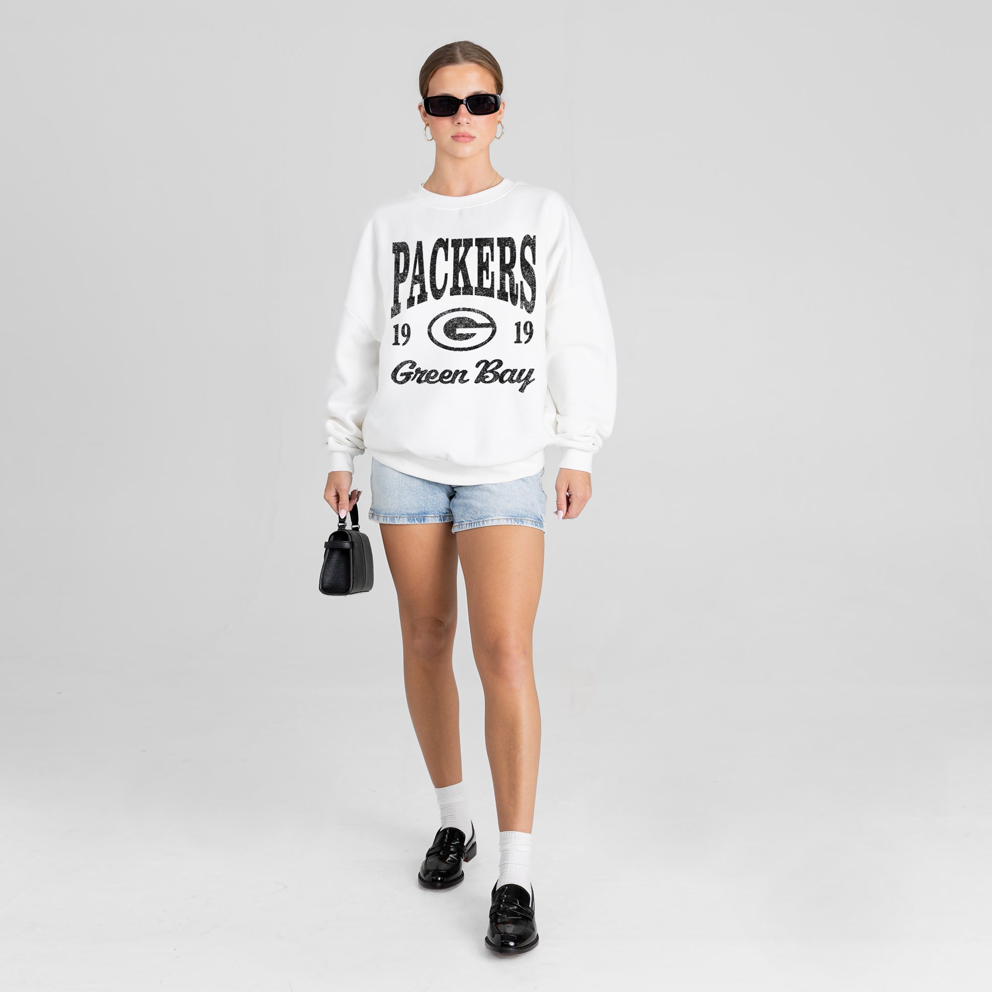 GREEN BAY PACKERS PEAK SEASON PREMIUM FLEECE CREWNECK PULLOVER