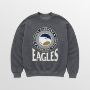 GEORGIA SOUTHERN EAGLES SATURDAY SEAL PREMIUM FLEECE DROP SHOULDER CREWNECK PULLOVER