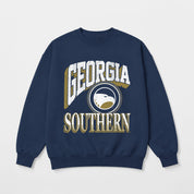 GEORGIA SOUTHERN EAGLES MAIN CHARACTER PREMIUM FLEECE DROP SHOULDER CREWNECK PULLOVER