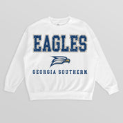 GEORGIA SOUTHERN EAGLES FREESTYLE PREMIUM FLEECE CREWNECK PULLOVER
