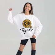 GRAMBLING STATE TIGERS WILD BREAKTHROUGH PREMIUM FLEECE CREWNECK PULLOVER