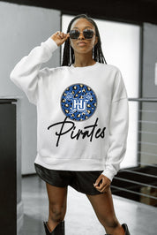 HAMPTON PIRATES WILD BREAKTHROUGH PREMIUM FLEECE CREWNECK PULLOVER