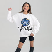 HAMPTON PIRATES WILD BREAKTHROUGH PREMIUM FLEECE CREWNECK PULLOVER