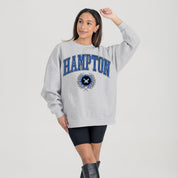 HAMPTON PIRATES TRADITION REFINED PREMIUM FLEECE CREWNECK PULLOVER