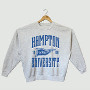 HAMPTON PIRATES PENNANT PRIDE PREMIUM FLEECE DROP SHOULDER CREWNECK PULLOVER