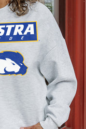 HOFSTRA PRIDE ALLEGIANCE PREMIUM FLEECE DROP SHOULDER CREWNECK PULLOVER