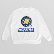 HOFSTRA PRIDE WILD BREAKTHROUGH PREMIUM FLEECE CREWNECK PULLOVER