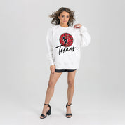 HOUSTON TEXANS WILD BREAKTHROUGH PREMIUM FLEECE CREWNECK PULLOVER