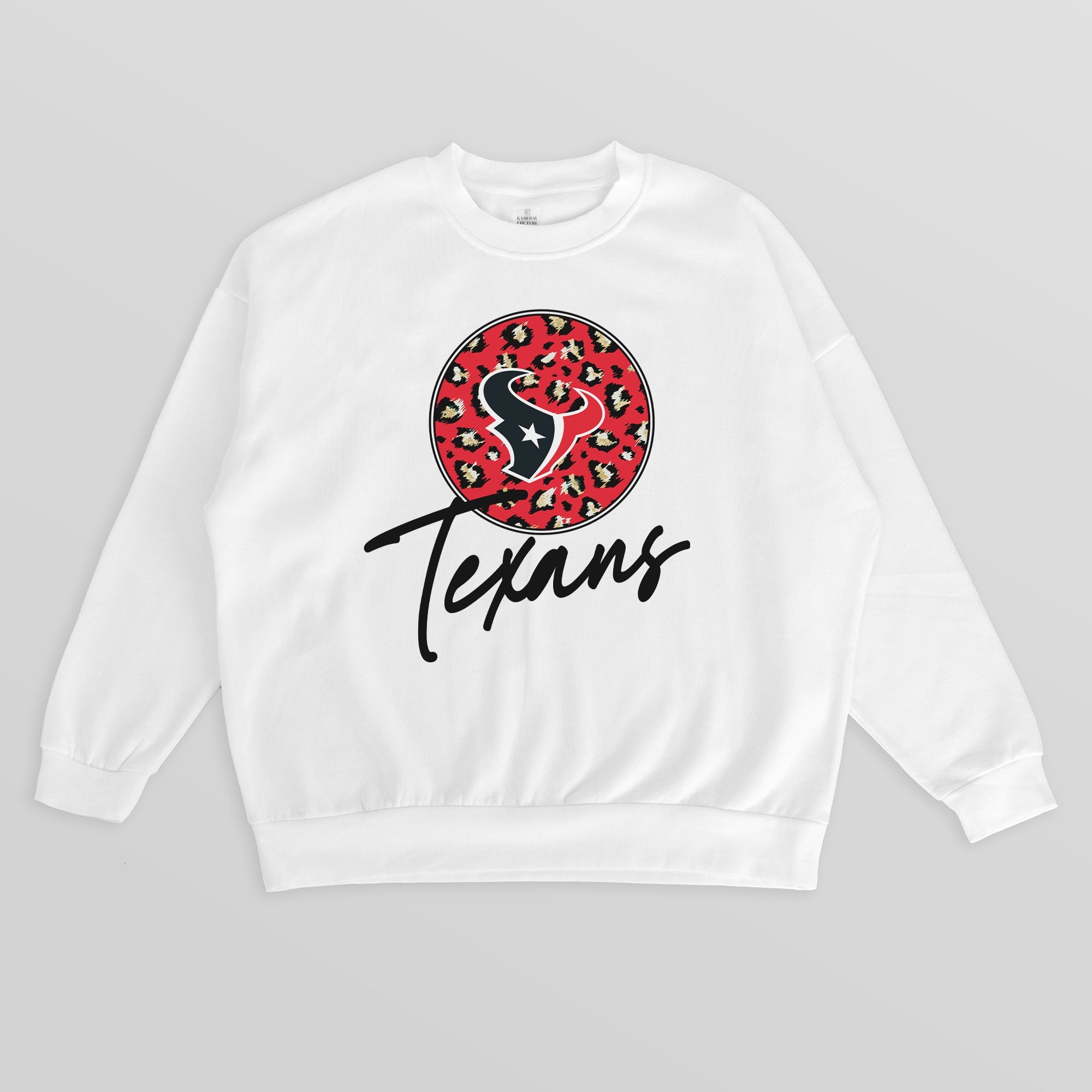 HOUSTON TEXANS WILD BREAKTHROUGH PREMIUM FLEECE CREWNECK PULLOVER