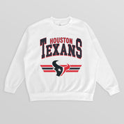 HOUSTON TEXANS SWIFT STRIKE PREMIUM FLEECE CREWNECK PULLOVER