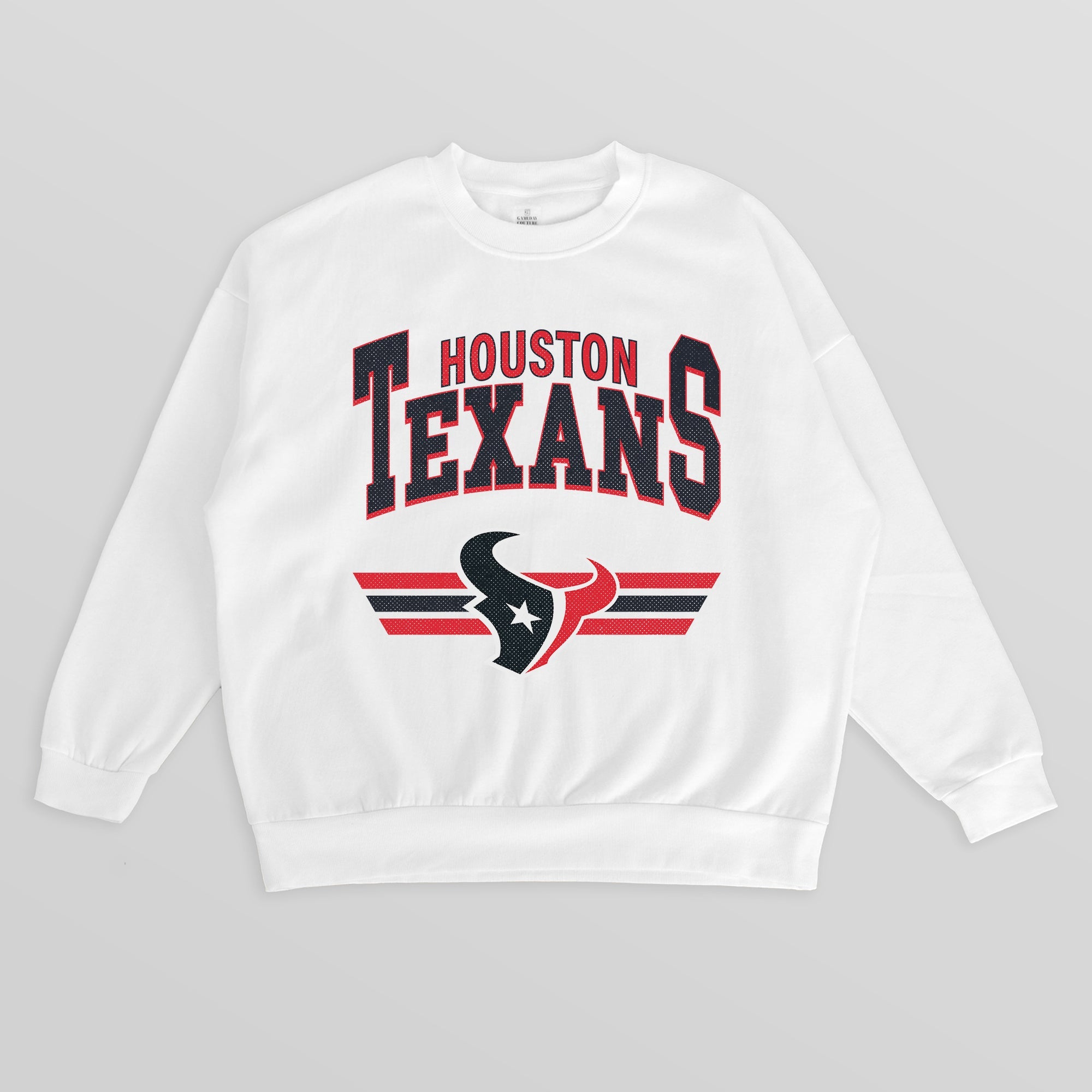 HOUSTON TEXANS SWIFT STRIKE PREMIUM FLEECE CREWNECK PULLOVER