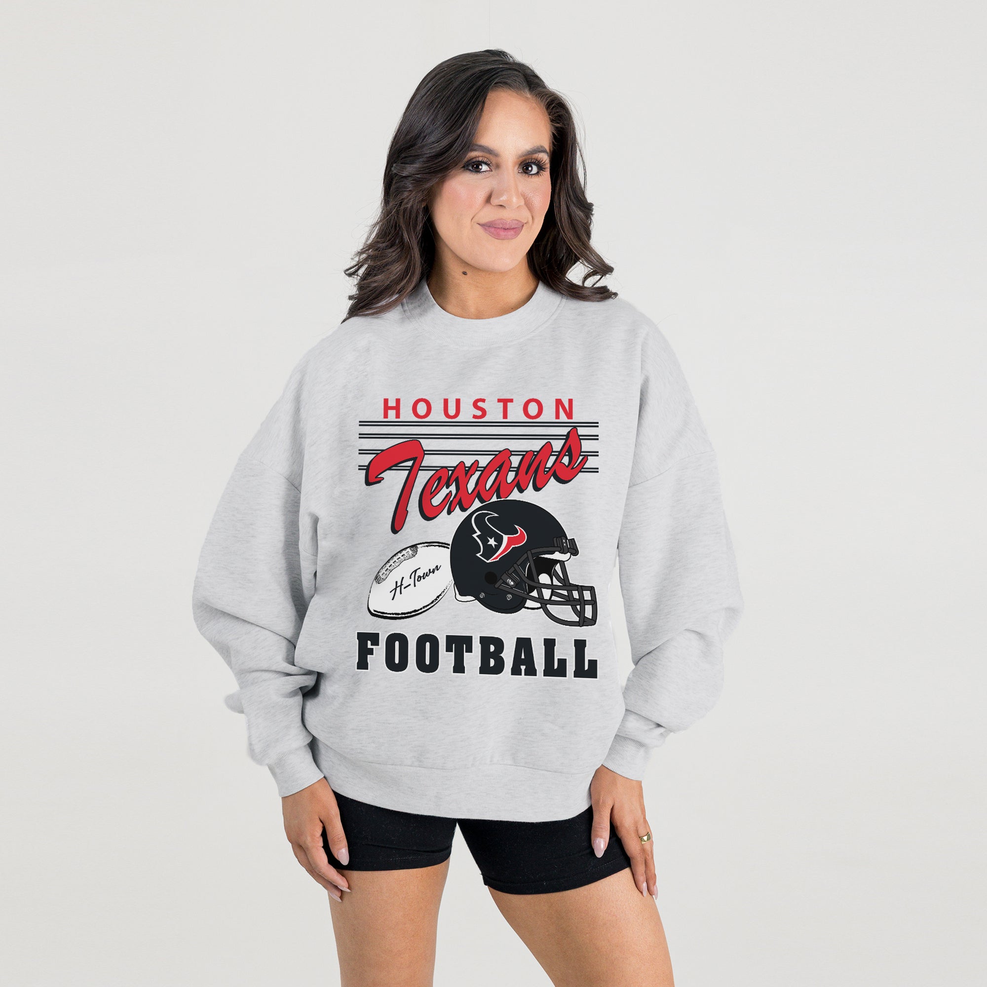HOUSTON TEXANS HOME TURF PREMIUM FLEECE CREWNECK PULLOVER