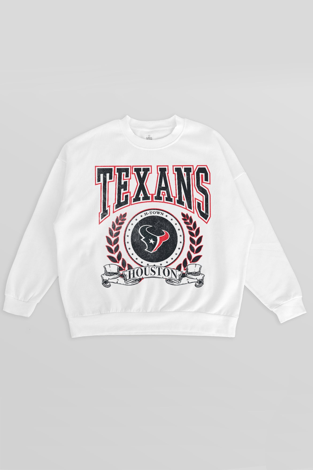 HOUSTON TEXANS STAY COOL PREMIUM FLEECE CREWNECK PULLOVER