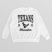 HOUSTON TEXANS PEAK SEASON PREMIUM FLEECE CREWNECK PULLOVER