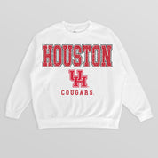 HOUSTON COUGARS FREESTYLE PREMIUM FLEECE CREWNECK PULLOVER