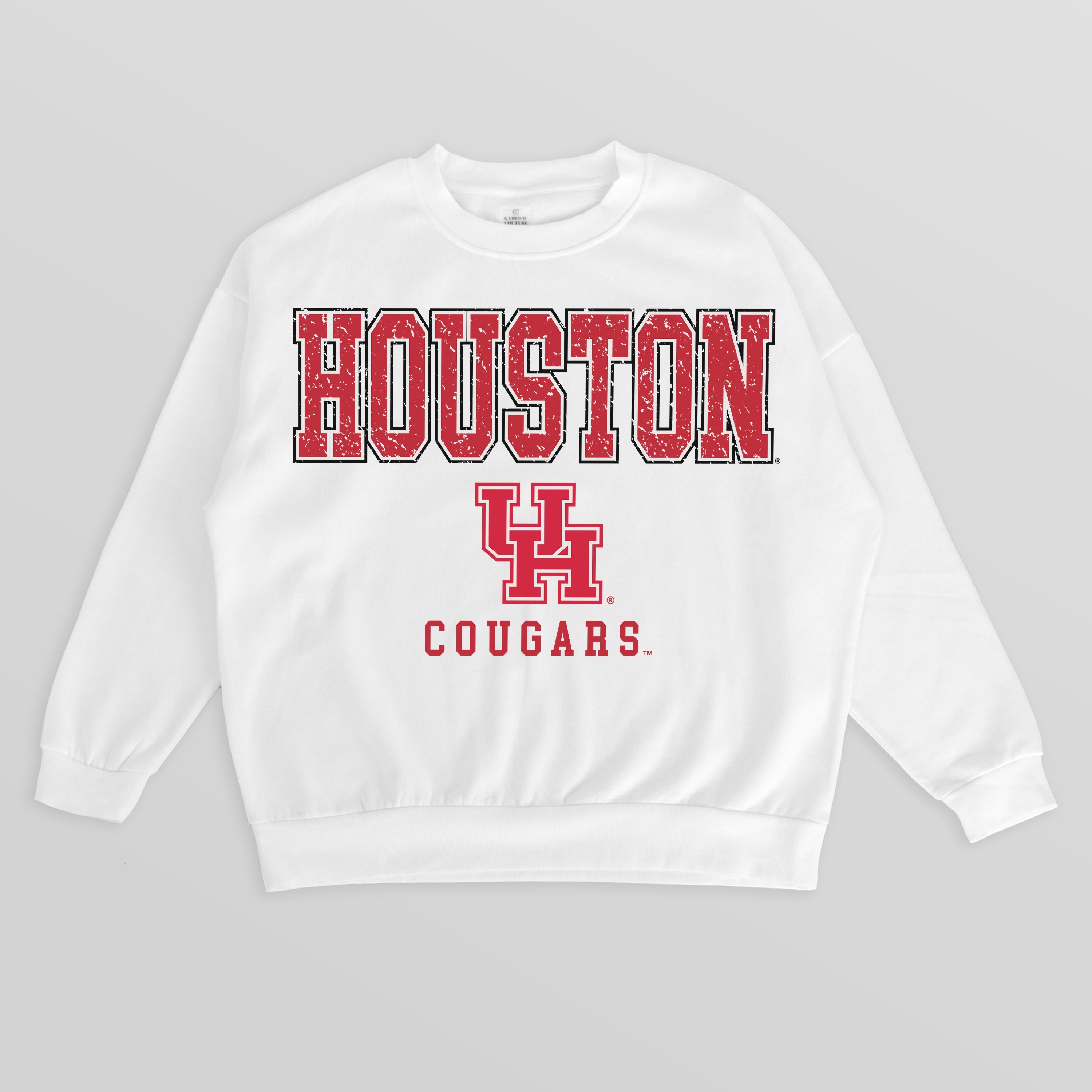 HOUSTON COUGARS FREESTYLE PREMIUM FLEECE CREWNECK PULLOVER