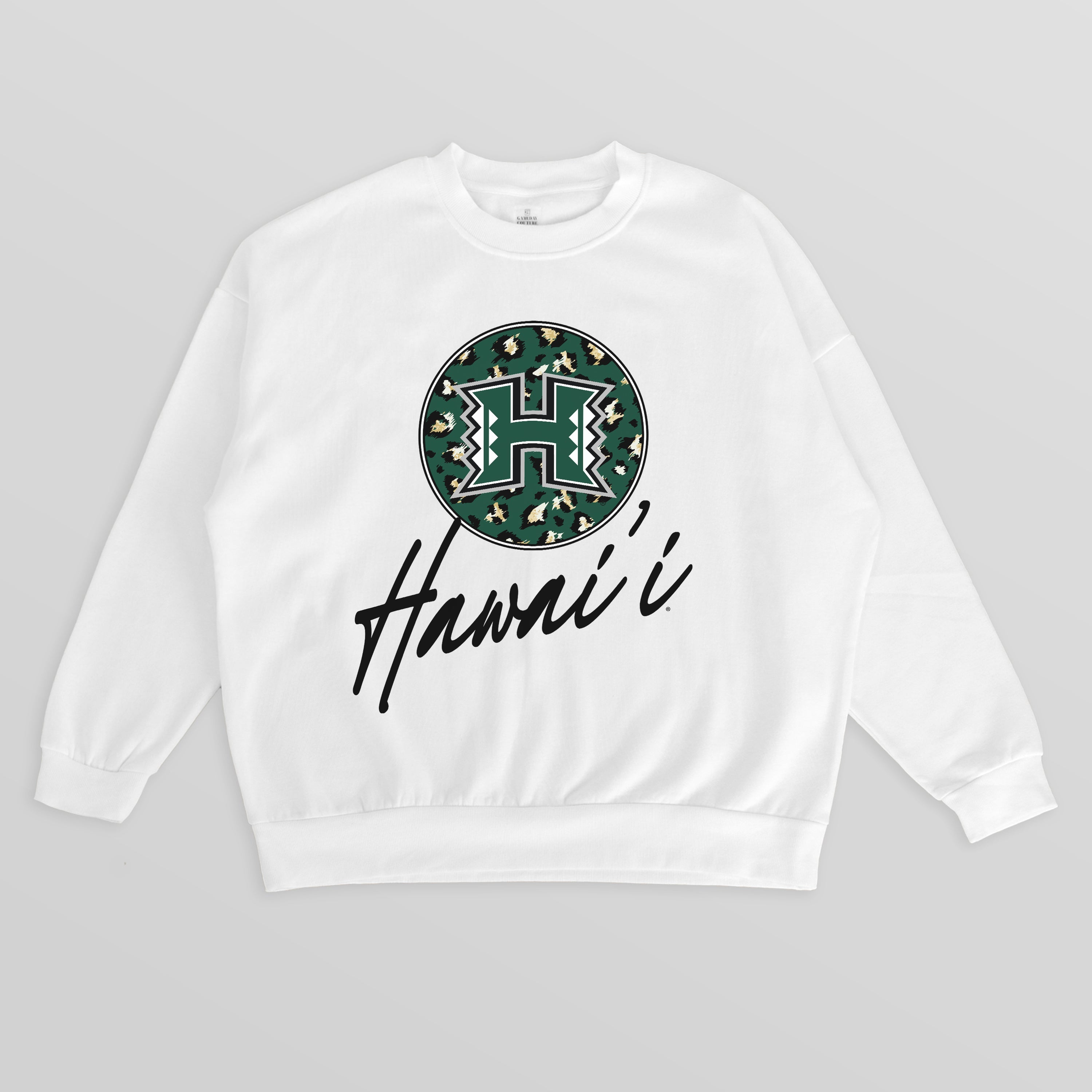 HAWAII RAINBOW WARRIORS WILD BREAKTHROUGH PREMIUM FLEECE CREWNECK PULLOVER