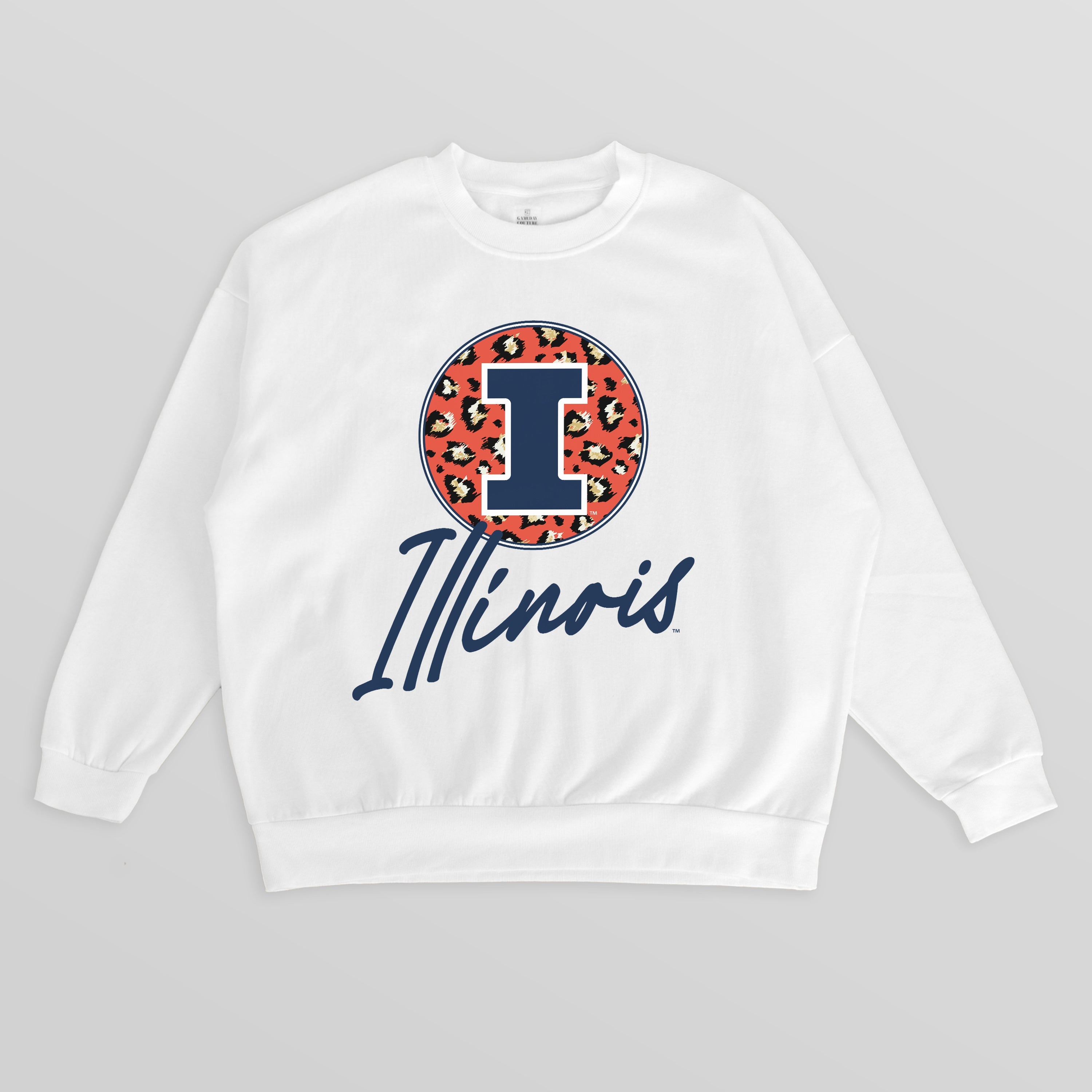 ILLINOIS FIGHTING ILLINI WILD BREAKTHROUGH PREMIUM FLEECE CREWNECK PULLOVER