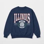ILLINOIS FIGHTING ILLINI HONOR BOUND PREMIUM FLEECE CREWNECK PULLOVER