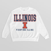 ILLINOIS FIGHTING ILLINI Freestyle Fleece Drop-Shoulder Pullover
