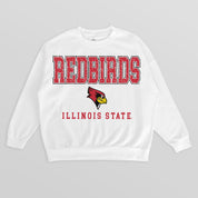 ILLINOIS STATE REDBIRDS FREESTYLE PREMIUM FLEECE CREWNECK PULLOVER