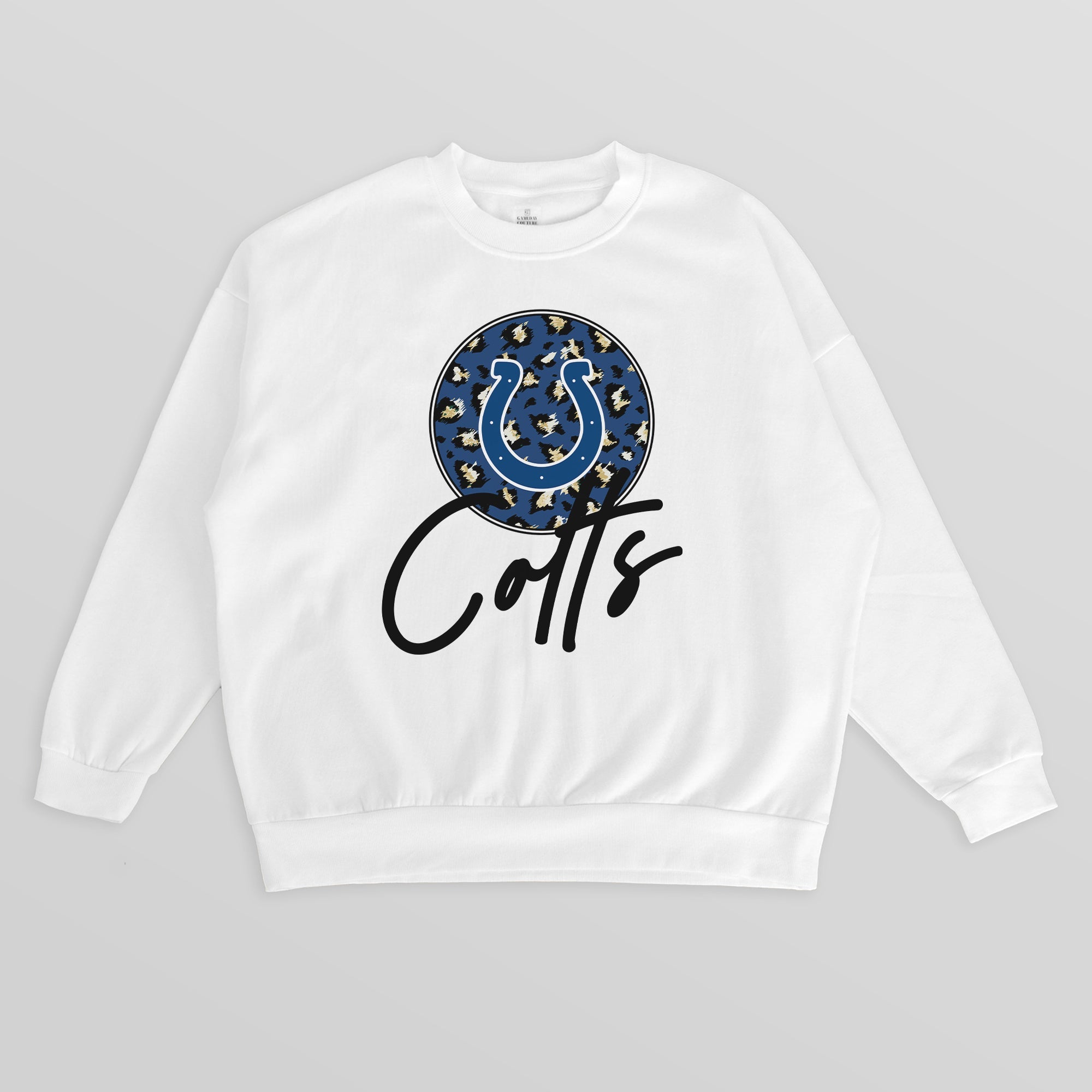 INDIANAPOLIS COLTS WILD BREAKTHROUGH PREMIUM FLEECE CREWNECK PULLOVER