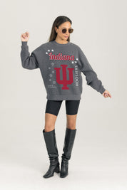 INDIANA HOOSIERS READY TO RUMBLE PREMIUM FLEECE DROP SHOULDER CREWNECK PULLOVER