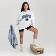 INDIANAPOLIS COLTS TRADITION REFINED PREMIUM FLEECE CREWNECK PULLOVER