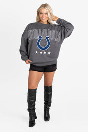 INDIANAPOLIS COLTS RISING STAR PREMIUM FLEECE CREWNECK PULLOVER