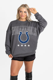 INDIANAPOLIS COLTS RISING STAR PREMIUM FLEECE CREWNECK PULLOVER