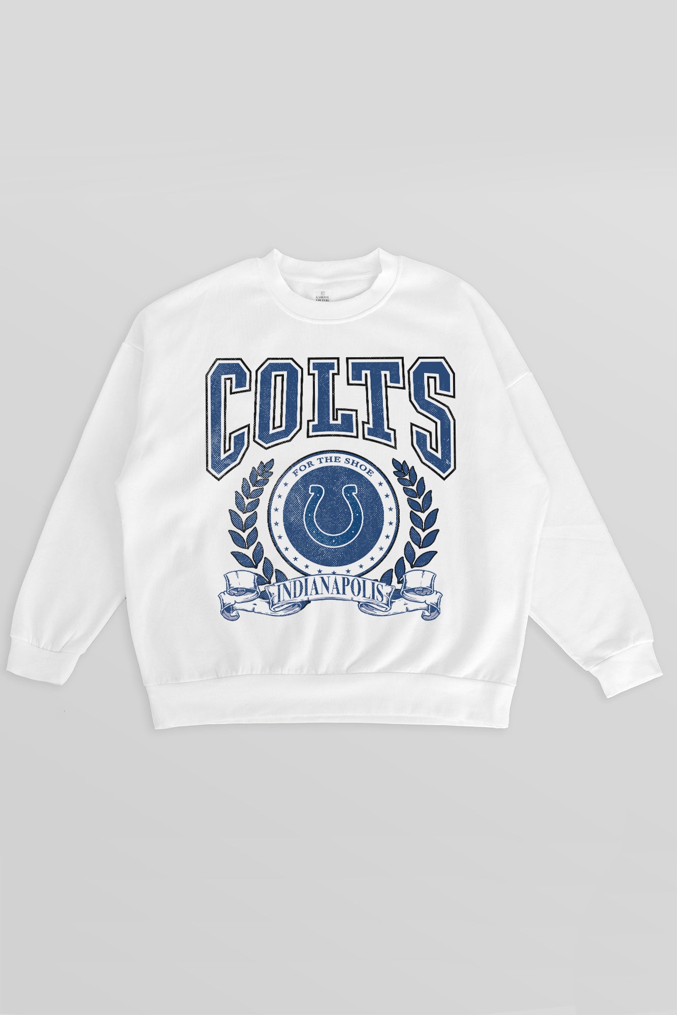 INDIANAPOLIS COLTS STAY COOL PREMIUM FLEECE CREWNECK PULLOVER
