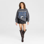 INDIANAPOLIS COLTS KICKOFF CLASSIC PREMIUM FLEECE DROP SHOULDER CREWNECK PULLOVER