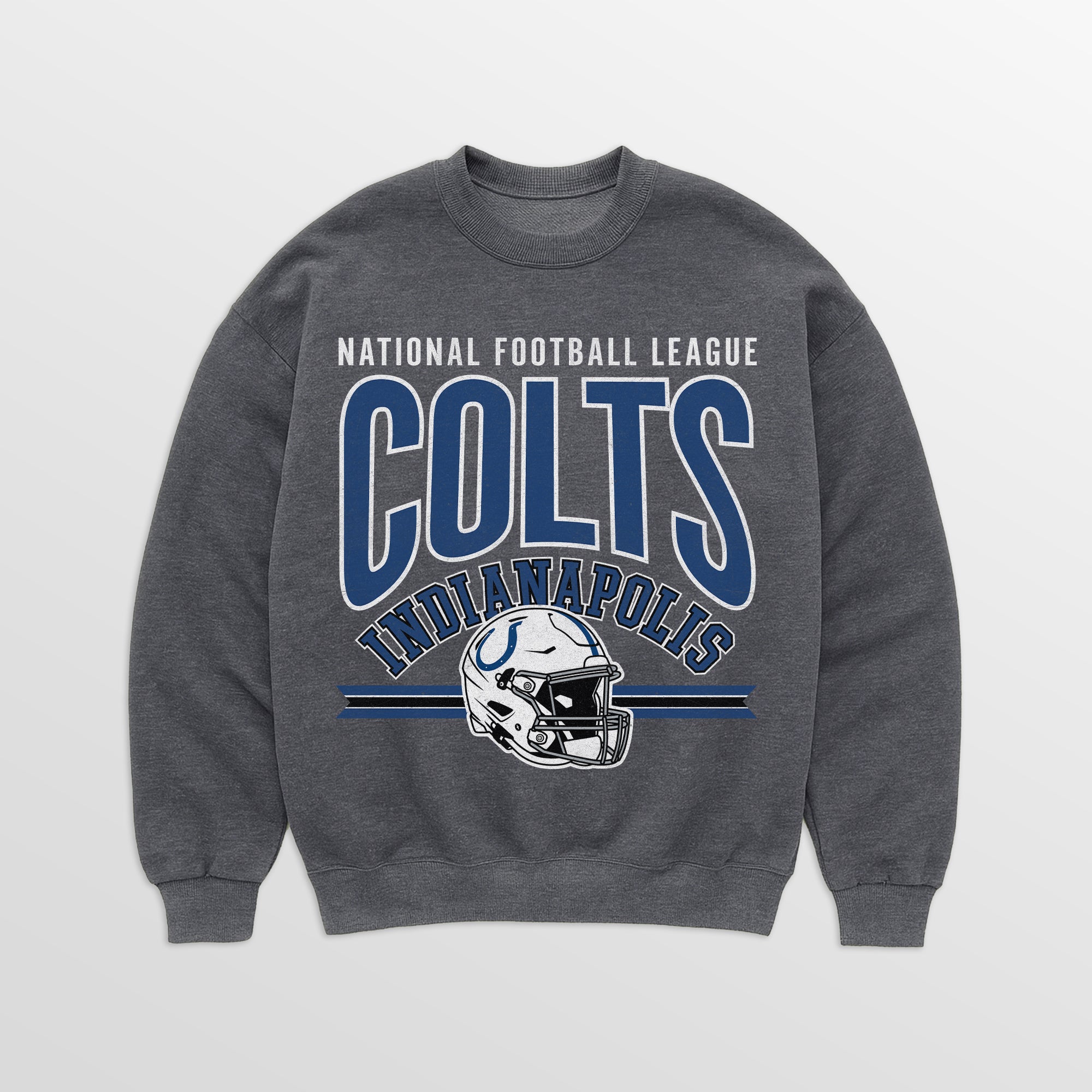 INDIANAPOLIS COLTS KICKOFF CLASSIC PREMIUM FLEECE DROP SHOULDER CREWNECK PULLOVER