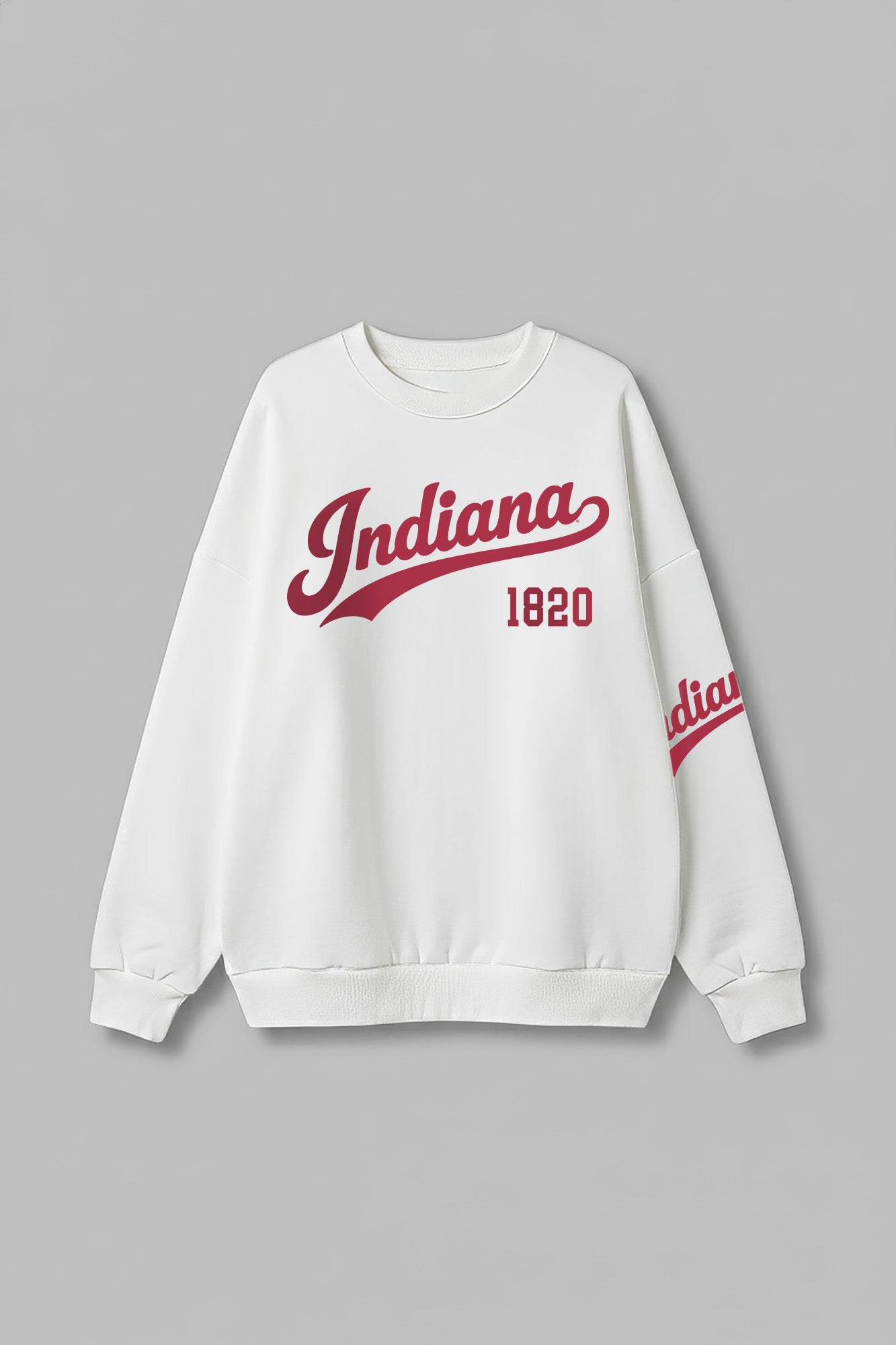 INDIANA HOOSIERS DAY ONE PREMIUM FLEECE UNISEX CREWNECK PULLOVER