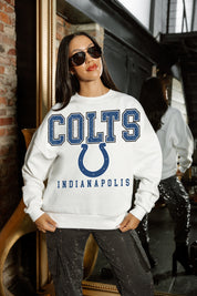 INDIANAPOLIS COLTS Sunday Drives Fleece Crewneck Pullover