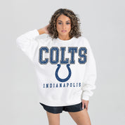 INDIANAPOLIS COLTS Sunday Drives Fleece Crewneck Pullover